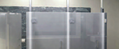 ￿All-Glass￿  Restroom Partition System