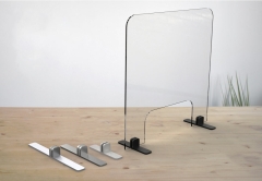 CRL Portable Partition Screen Fitting, for 1000 mm height, black